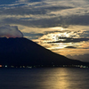 十六夜と桜島