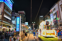 祭の夜と花電車