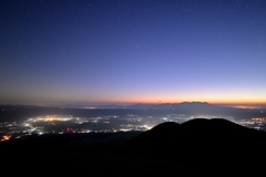 杵島岳/カルデラの夜明け前