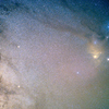 アンタレス付近の散光星雲群と天の川中心部