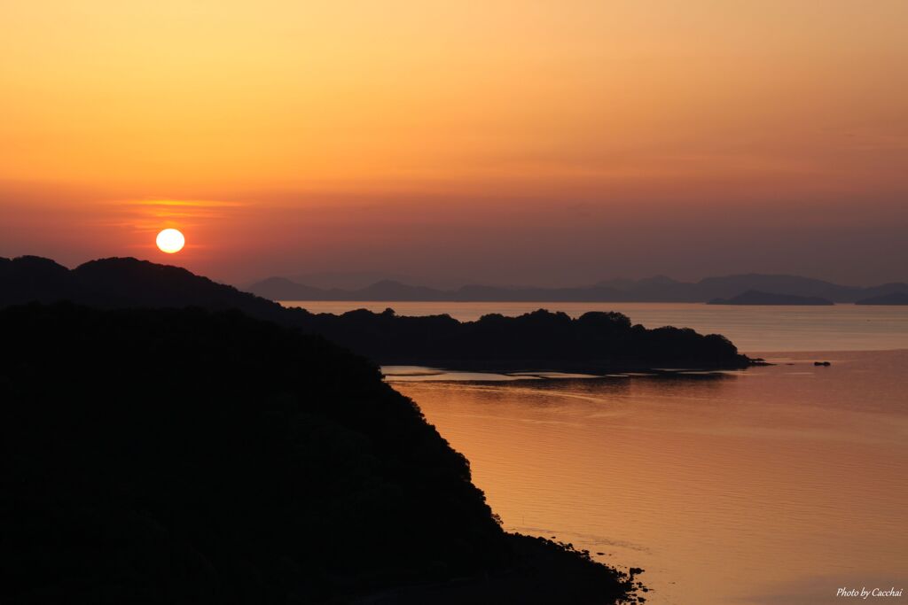 天満峠からの夕景