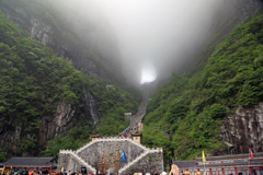 中国　天門山