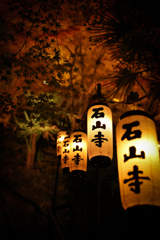 石山寺　ライトアップ