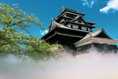 雲海？国宝　松江城
