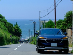 海と空と愛車と