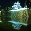 夜の岸和田城