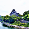 岡山城天守閣（月見橋より撮影）