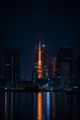 東京湾×東京タワー