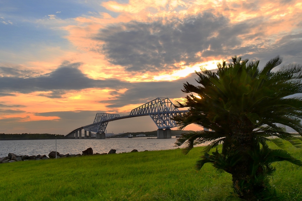 ゲートブリッジ夕景