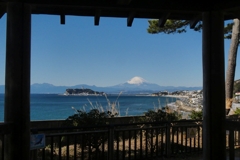 稲村ケ崎富士山①