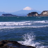 逗子海岸からの富士山
