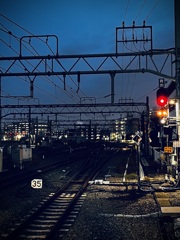 青い夕べ