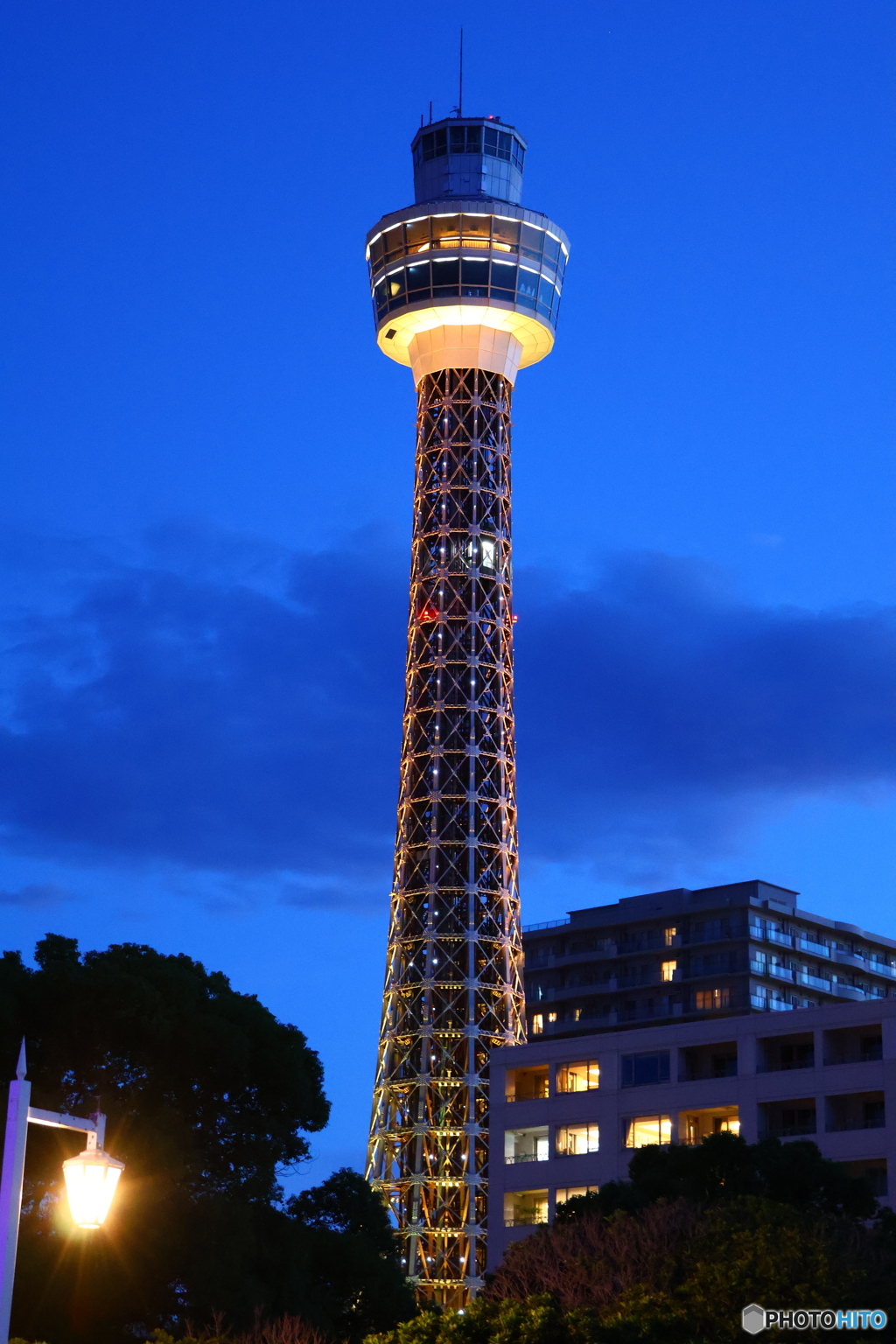 秋の夜  横浜マリンタワー