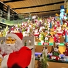 新潟のクリスマス。サンタ軍団