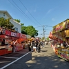 蒲原まつり・露店の列