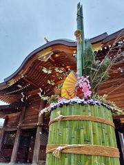新潟の年末年始。護国神社