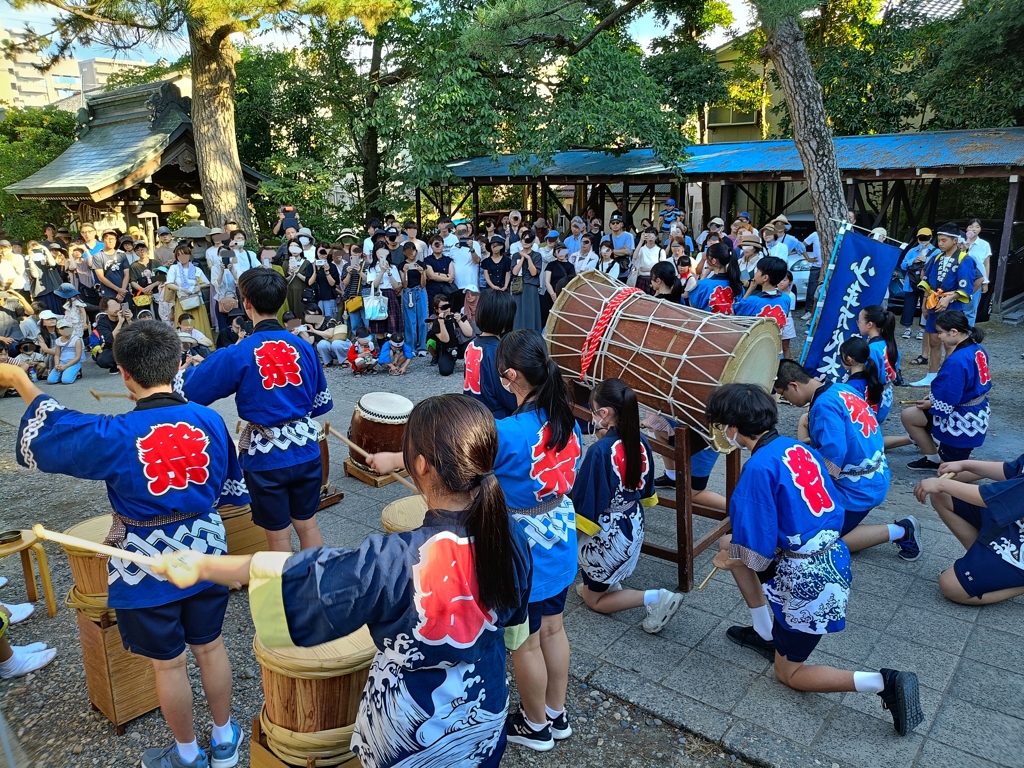 寄居祭・万代太鼓③