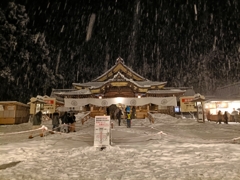 新潟の年末年始。弥彦神社・本殿