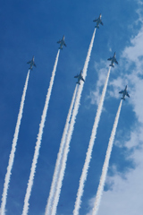 大阪の空で