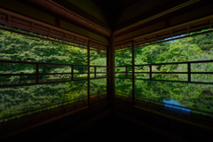 青紅葉 旧竹林院