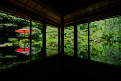 青紅葉 旧竹林院