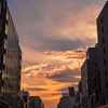 夕焼けの宵山