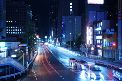雨の新宿