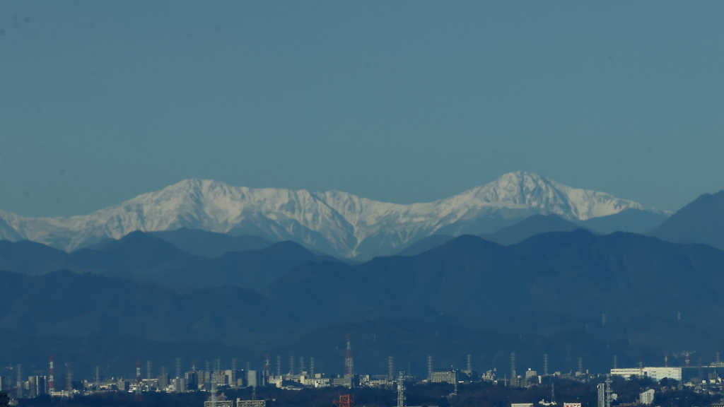 川崎から見える山25年12月