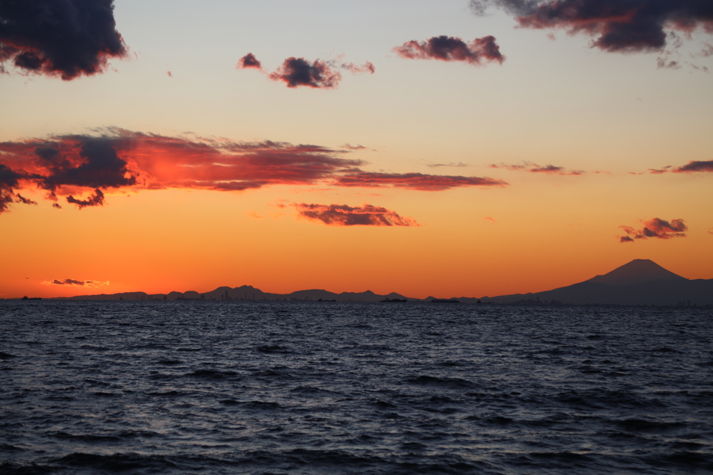 いなげの浜にて