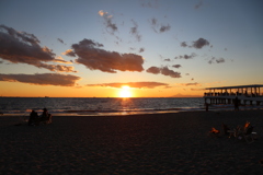 いなげの浜にて