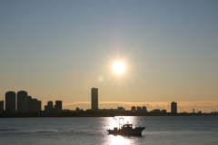 茜浜より江戸前漁師