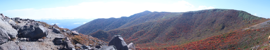 茶臼岳より