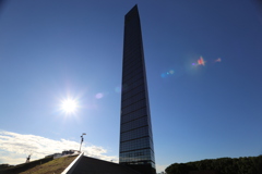 千葉ポートタワーにて