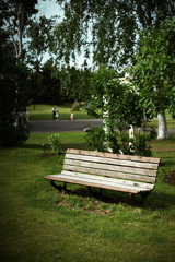 百合が原公園にて