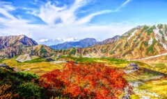 晩秋の立山