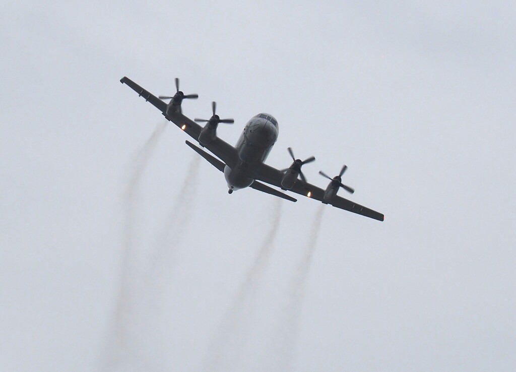 デモフライトのP-3C