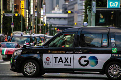 銀座のタクシー