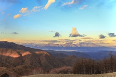 三峰茶屋より、浅間山系