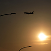 西の空