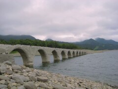 タウシュベツ川橋梁跡（2007年撮影）