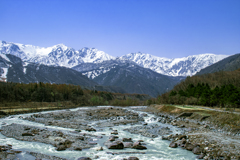 白馬大橋からの眺め