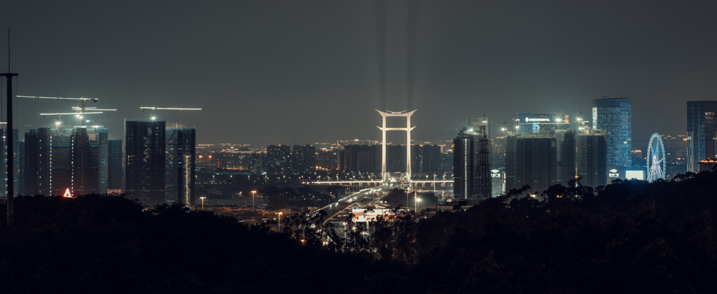 泉州迎賓館から望む夜景