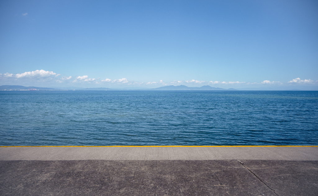 海を望むプラットフォーム