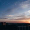 夕焼前