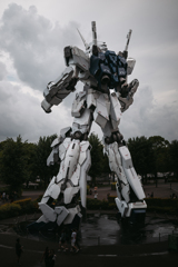 悲壮感漂う後ろ姿