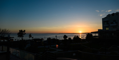 夕日