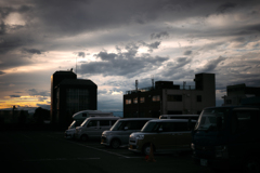 夕焼けの前触れ