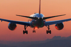 染まり飛行機