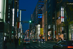 夜の東京散策 中央区銀座01