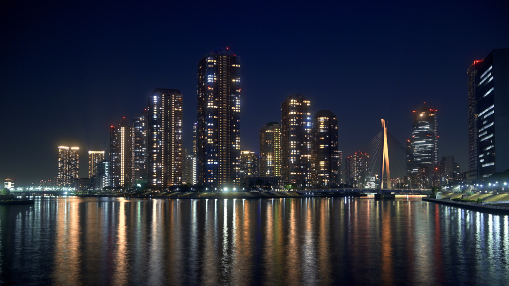 夜の東京散策 江東区永代01